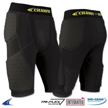 Champro Tri-Flex Compression Shorts With Cup Pocket 3 Champro Tri-Flex Compression Shorts With Cup Pocket