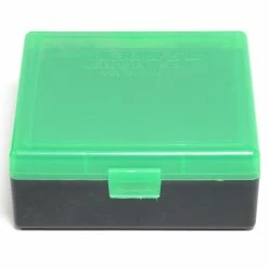 Berrys Ammo Box 38/357 Snap Hinged 100 #003 Zombie Green/Black 50/Cs