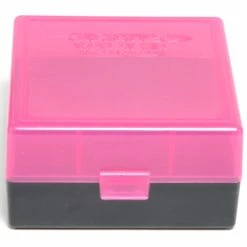 Berrys Ammo Box 222/223 Snap Hinged 100 #005 Pink/Black 50/Cs
