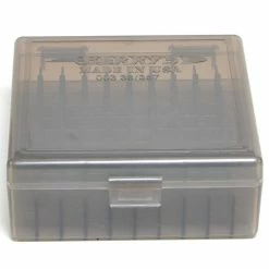 Berrys Ammo Box 38/357 Snap Hinged 100 #003 Smoke 50/Cs