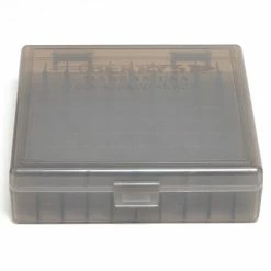 Berrys Ammo Box 10mm/45Acp Snap Hinged 100 Smoke 50/Cs