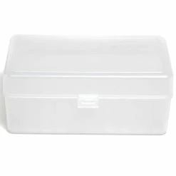 Berrys Ammo Box Small Hinged Top 50 #414 Clear 30/Cs