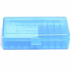 Berrys Ammo Box 10mm/45 Acp Hinged Top 50 Blue 50/Cs