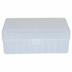 Berrys Ammo Box 45/70 Hinged Top 50 #411 Clear 30/Cs