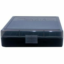 Berrys Ammo Box 380/9mm Snap Hinged 100 #001 Smoke 50/Cs