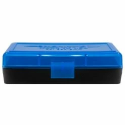 Berrys Ammo Box 380/9mm Hinged Top 50 #401 Blue 50/Cs