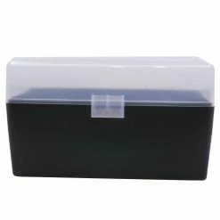 Berrys Ammo Box 243/308 Hinged Top 50 #409 Clear 50/Cs