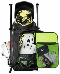 All-Star All Star MVP Pro Series Bat-Pack 6 All-Star All Star MVP Pro Series Bat-Pack -Accessories Sales Store allstar mvp pro batpack inside