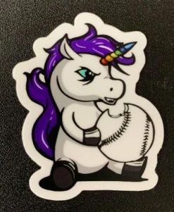 Purple Unicorn Stickers