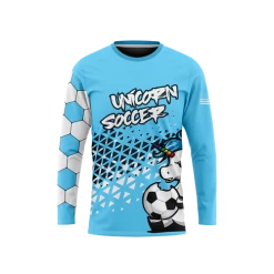 Winter Blue Soccer Long Sleeve