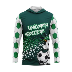 Gameday Green Long Sleeve UPF Hoodie