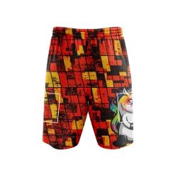 Red-ish Unicorn Microfiber Stretch Shorts -Accessories Sales Store file 209