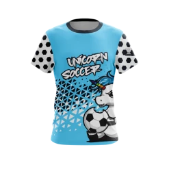 Winter Blue Soccer Short Sleeve