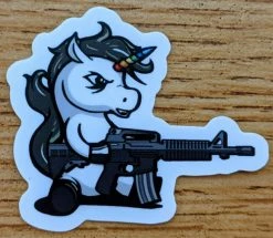 Ballistic Unicorn Stickers