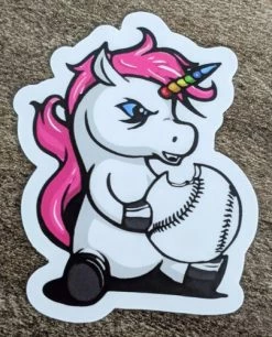 Pink Unicorn Stickers