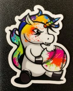 Splatter Unicorn Stickers