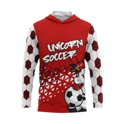 Victory Red Long Sleeve UPF Hoodie