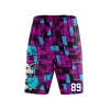 Magenta/Teal Unicorn Microfiber Stretch Shorts -Accessories Sales Store file 73