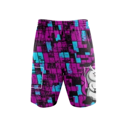 Magenta/Teal Unicorn Microfiber Stretch Shorts -Accessories Sales Store file 74