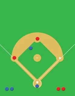 Kling Magnetics Dry Erase Umpire Board